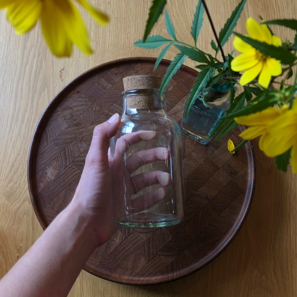 Glass Bottle with Cork